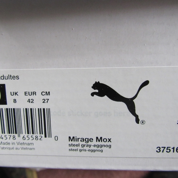 Puma MIRAGE MOX Sneaker Men's 9 New in Box - Picture 11 of 13